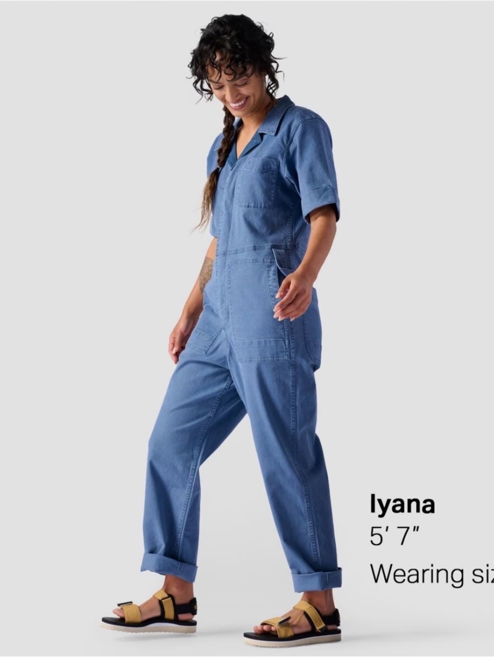 Stoic Short-Sleeve Venture Jumpsuit - Women's M
